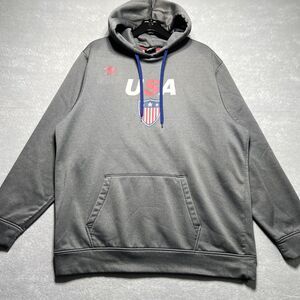VTG Umbro USA Soccer Sweatshirt Gray With Team Logo 100% Polyester Men’s XL